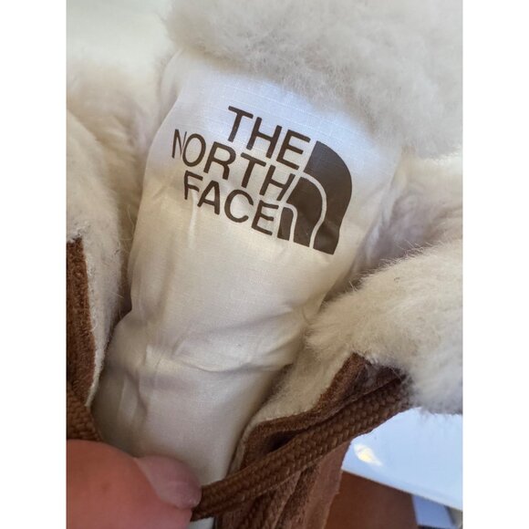 The North Face Nuptse Puma II Size 8 /EU 39 Dachshund Brown/ Cream NWOB Boots - Picture 6 of 16